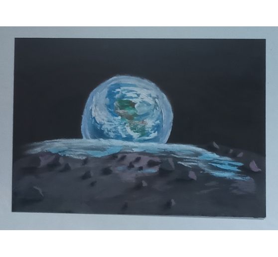 117_Nirak_Blick auf unsere Erde vom Mond aus nach einem Foto