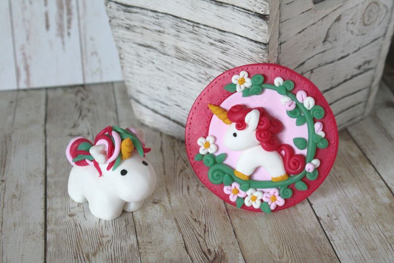 Anleitung: Einh&ouml;rner aus Fimo